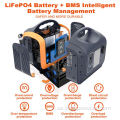 LIFEPO4 Batteri 1000W Power Solar Energy Portable